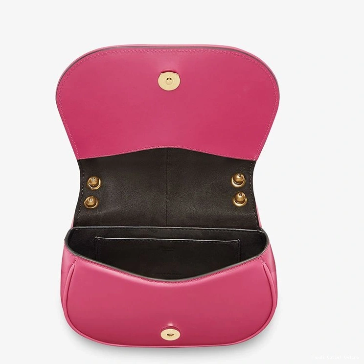 Affordable Leather C'mon Bag Fendi Mini Calf Rose In 0717